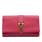 Leather Chyc Ligne Clutch